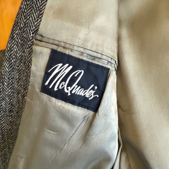 HARRIS TWEED Vintage Hand Woven Scotland Wool Sports Coat Jacket Blazer 39R - Picture 8 of 13